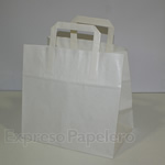 Bolsa de Papel Asa Plana Pizzeria - Pasteleria