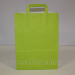 Bolsa Papel Asa Plana Color