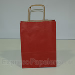 Bolsa de Papel Asa Rizada - Kraft