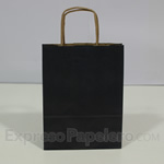Bolsa de Papel Asa Rizada - Kraft