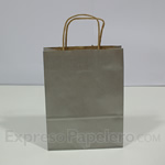 Bolsa de Papel Asa Rizada - Kraft