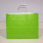 Bolsa de Papel Asa Rizada - Wide