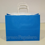 Bolsa de Papel Asa Rizada - Wide