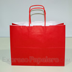 Bolsa de Papel Asa Rizada - Wide