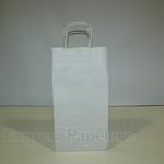 Bolsa de Papel de Vino Asa Rizada