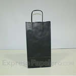 Bolsa de Papel de Vino Asa Rizada